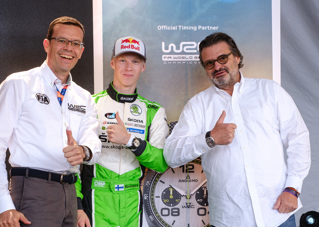 ANONIMO is proud to race alongside Kalle Rovanperä
